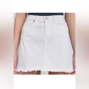 Blank NYC White Denim Mini Skirt size 30